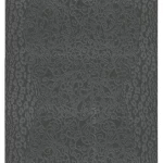 ورق جداري نقشات طول 10 م، عرض 0.70 م، لون رمادي داكن، موديل 14004