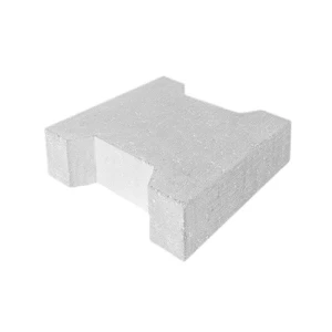 H Shaped Behaton Interlock Paver Tiles 6 cm Thickness 60×163×198 mm White | Almwared Pro