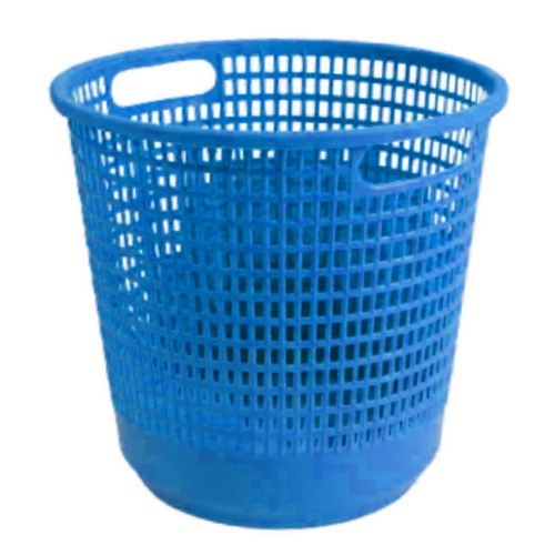 حاوية نفايات بلاستيك HDPE مقاس 40×40×50 سم سعة 10 جالون أزرق | مصنع الفريدي للصناعات البلاستيكية