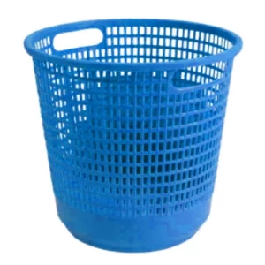 حاوية نفايات بلاستيك HDPE مقاس 40×40×50 سم سعة 10 جالون أزرق | مصنع الفريدي للصناعات البلاستيكية