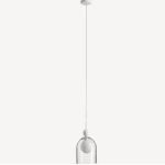 Serene Pendant Light Modern, Dimensions 22 x 22 x 180 cm, Gray Color