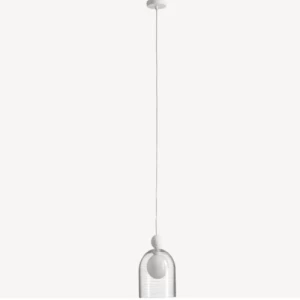 Serene Pendant Light Modern 22x22x180 cm Gray | Abyat Company
