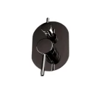 خلاط دش بثلاثة اتجاهات ، اللون تيتانيوم لامع، الضغط 15 بار ، الطول 12.4 سم العرض 18 سم الارتفاع 13 سم