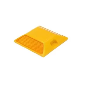 كشاف طرق بلاستيك مقاس 10×10 سم، لون اصفر | 835-5