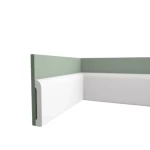 نعلات فوم PU، ارتفاع 10 سم، سماكة 1.5 سم، طول 2.44 متر، لون أبيض | شركة زخارف