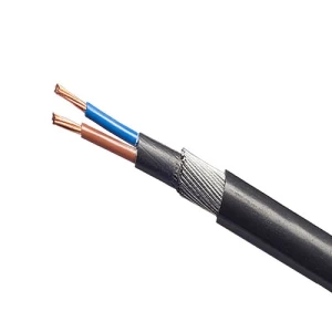 Two Core 25 sq mm 0.6/1kV Stranded Armored Electric Cable CU/XLPE/SWA/LSZH 1000m | Bahra Cables