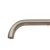 Wall Washbasin Tap With Frame, Matt Nickel, Depth 20 cm, Width 7 cm