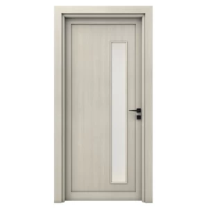 باب بريميوم خشبي تصميم كلاسيكي 235 × 115 سم، سمك 6 سم، لون اوف وايت | YT-99775436