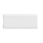 Fiber skirting white color, width 2.4 m, height 15cm