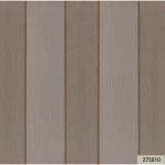 Italian Wallpaper Brown Color Striped Design, Size 10mx0.73m, Model 275010