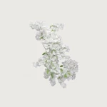 إكليل زهرة هيدرينجا ميري، طول 130 سم، عرض 15 سم، لون أبيض