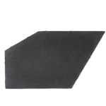 Holland Interlock Tiles, Rough, Size 28X16.2X6 cm, Black , Thickness 28 cm | Al Sarif Company