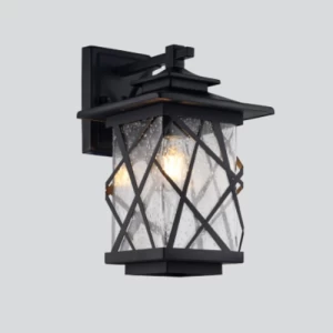 Outdoor Lantern Light E27, 35x25x20 cm, Black Color | 49246