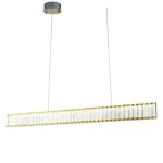 Crystal Chandelier Size 1000 x 80 mm, Gold Color