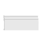 Fiber wall skirting, size 240 × 12 cm, white color 