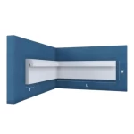 نعلة فوم لون أبيض مقاس 16.5 سم  