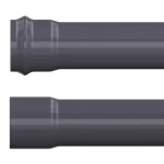 PVC Pipes  AL Watania Brand Nominal Pressure 10 Bar Outside Diameter 400 mm Thickness 19.1 mm Gray Color