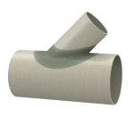 GRP Wye Tee SP/SP/SP Insid Diameter 600 mm Length 2200 mm   Hepco Company