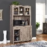 خزانة تخزين مطبخ وبوفيه ارتفاع 180 سم، عرض 105 سم، عمق 40 سم، لون بني | مصنع ريفيد