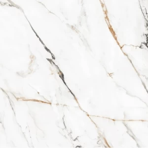 Porcelain Flooring Square 98x98 cm Marble White Color | Hamdan Ceramics Foundation