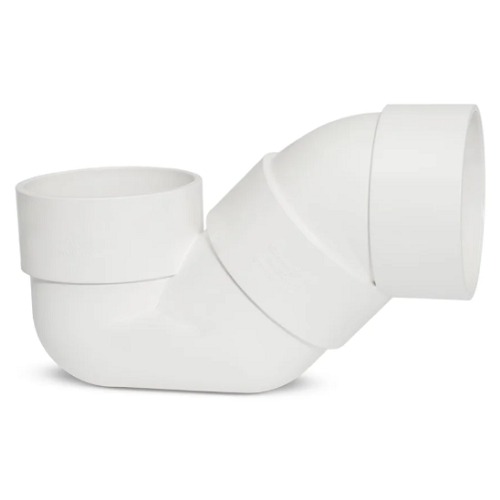 PVC P-Trap Short 110mm, SCH 40, White Color | Al-Manar Pipes Factory