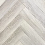 أرضيات باركيه HDF، ديكور هرمي، ارتفاع 12 ملم، لون رمادى 