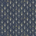 Italian Wallpaper Navy Blue Color, Length 10m, Width 1.06m, Model 85092