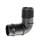 Low Density Polyethylene (LDPE) Elbow 90° With Male Thread, Size 32 mmx1 inch, Black Color | Alwasail