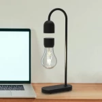 Classic Oriental Table Lamp 1 Bulbs, 37 cm Height, 13 cm Width, Black Color