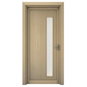 باب خشبي بريميوم 235 × 115 سم، سمك 6 سم، لون بيج، موديل GD05 | 