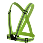 Reflective safety belt, one size, Yellow Color, light reflective, Polyester