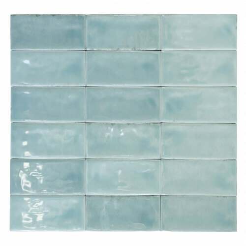 Denia Porcelain Wall Tiles Matte Surface 8 mm Thickness 15×5 cm Sky Color | Denia