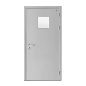 Fire Door SF/SD Stainless Steel 1950×900 mm Gray | SFFECO