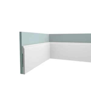 PU Foam Ceiling Decorative Cornices 244x15x1.5 cm, White Color | Zakharef Company