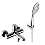 Italian Automatic Shower Mixer Brass, Matte Black Color