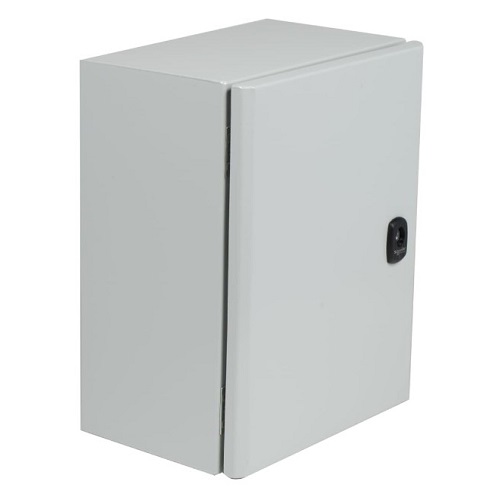 Single Door Electrical Enclosure Galvanized Steel 400x300x200 mm | Al Fanar
