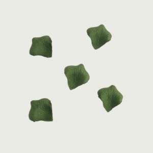 Artificial Petals Arthur 7x6 cm Dark Green Color | Arthur