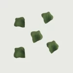 بتلات ورد صناعي ارثر، ابعاد 6×7 سم، لون أخضر غامق