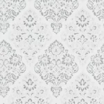 ورق جدران تصميم كلاسيك لون رمادي فاتح، طول 10 م، عرض 0.53 م