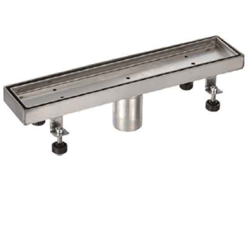 Shower Marble Floor Drain Stainless Steel 304 Size 8.5×60 cm Euro Star EU 8461 | Al-Omran Company for Sanitary Ware