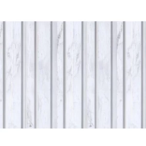 Engineered Wood Alternative 2.80 x 20 cm, White Color | 2091