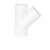 TEE PVC 45° Schedule 40 Chanal  Size 3 inch Height 232.00 mm Color White    