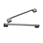 مقبض مطبخ، لون فضي