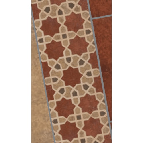 Rectangular Shape Ceramics Flooring 11x33 cm, Border Madinat Color | Future Ceramic Company