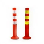 Fixed Reflective Pole Height 75 cm, Orange Color