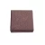 Square Interlock Paver Tile, Al Armak Brand, with Thickness 6 cm Color Brown