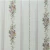 Floral Wallpaper, Length 15.6 meters, Width 106 cm, Red, purple, green, silver and grey Color