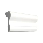 لوحات جداريه فايبر، ابعاد  240×6.8 سم لون أبيض