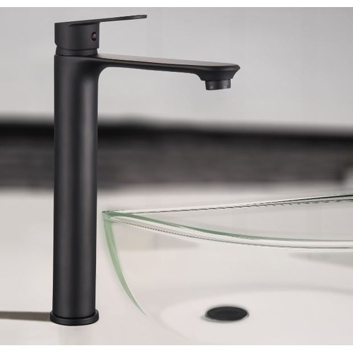 Bathroom Washbasin Mixer Long, Black Color | Algafary Sanitary ware