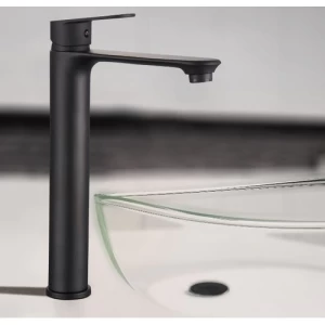 Bathroom Washbasin Mixer Long, Black Color | Algafary Sanitary ware
